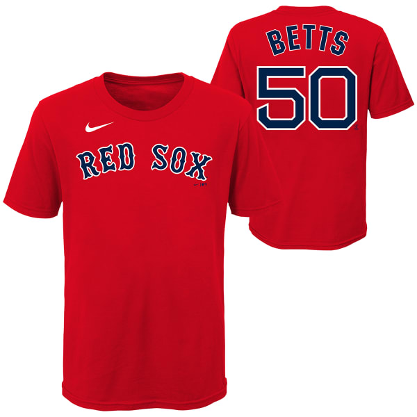 BOSTON RED SOX Big Boys' 8-20 Nike Betts Name and Number Tee