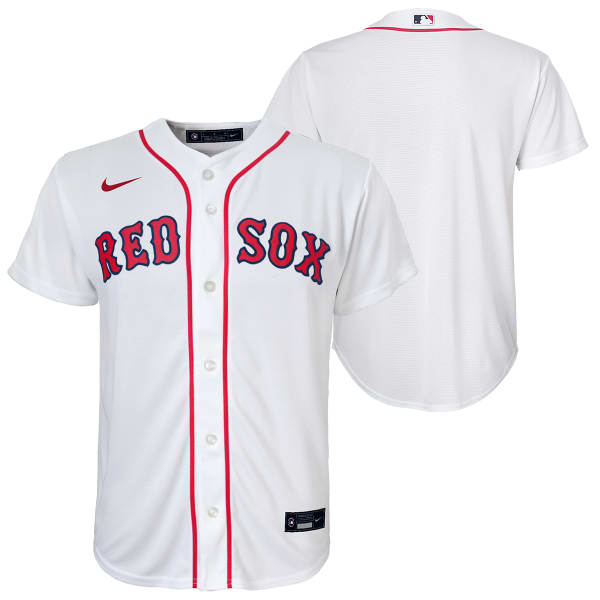 NIKE Big Boys' Boston Red Sox Replica Team Jersey
