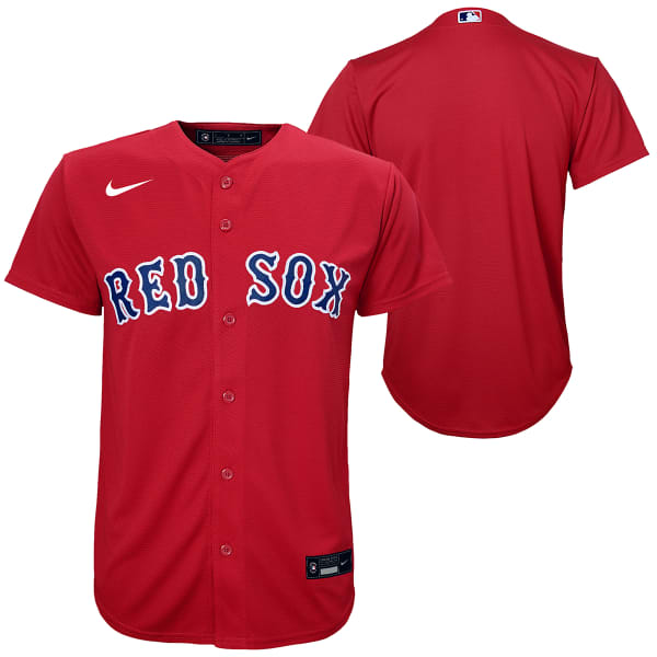 NIKE Big Boys' Boston Red Sox Alternate Replica Team Jersey