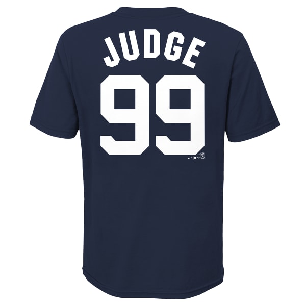 NEW YORK YANKEES Boys' (8-20) Nike Judge #45 Name & Number Tee