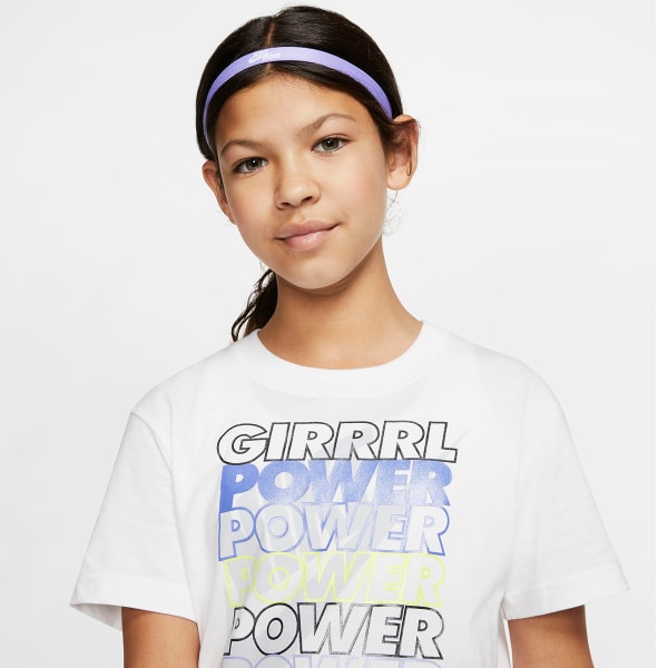 NIKE Girls' Short-Sleeve Girl Power Tee