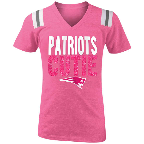 NEW ENGLAND PATRIOTS Girls' Short-Sleeve Cutie Tee