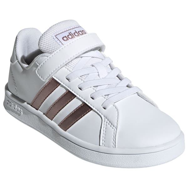 ADIDAS Girls' Grand Court Leather Sneaker