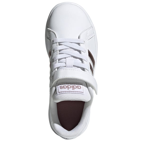 ADIDAS Girls' Grand Court Leather Sneaker