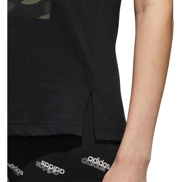 ADIDAS Women's Boxed Camo Short-Sleeve Graphic Tee