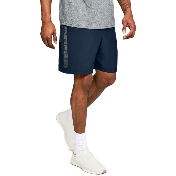 UNDER ARMOUR Men's Woven Wordmark Graphic Shorts