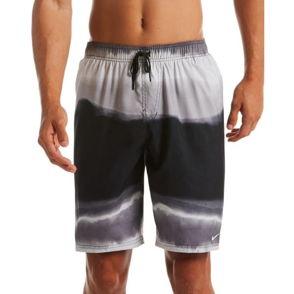 NIKE Men's Optic Halo Horizon 9" Swim Shorts