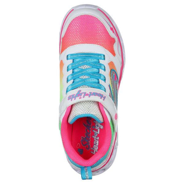 SKECHERS Girls' S Lights: Heart Lights - Love Spark Shoe