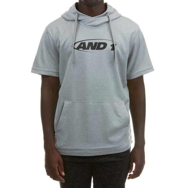 AND1 Men's Short Sleeve Fleece Hoodie