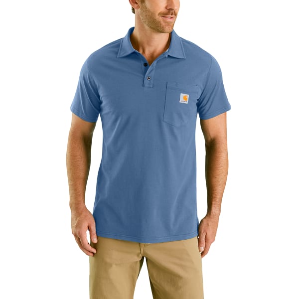 CARHARTT Men's Force Relaxed Fit Midweight Short-Sleeve Pocket Polo