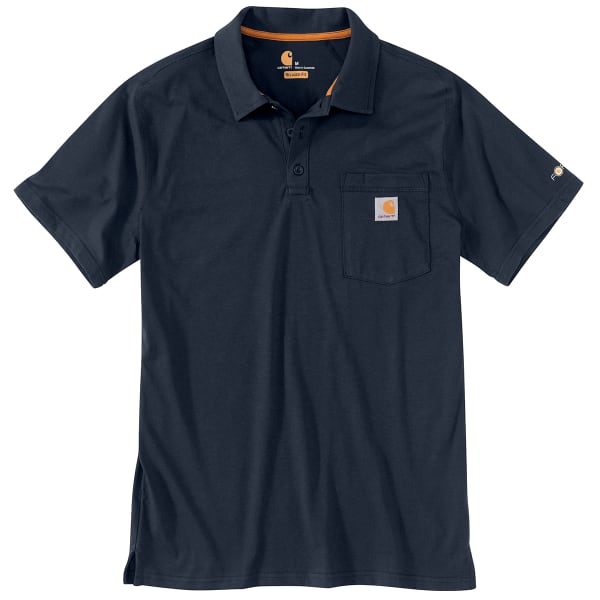 CARHARTT Men's Force Relaxed Fit Midweight Short-Sleeve Pocket Polo