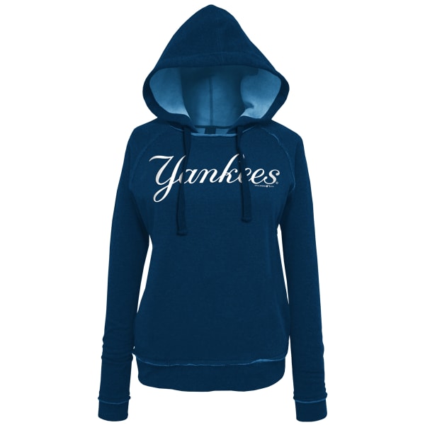 NEW YORK YANKEES Women's Wordmark Brushed Fleece Pullover Hoodie