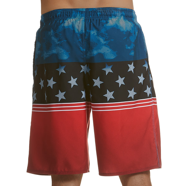 BURNSIDE Men's American Dream Swim Shorts