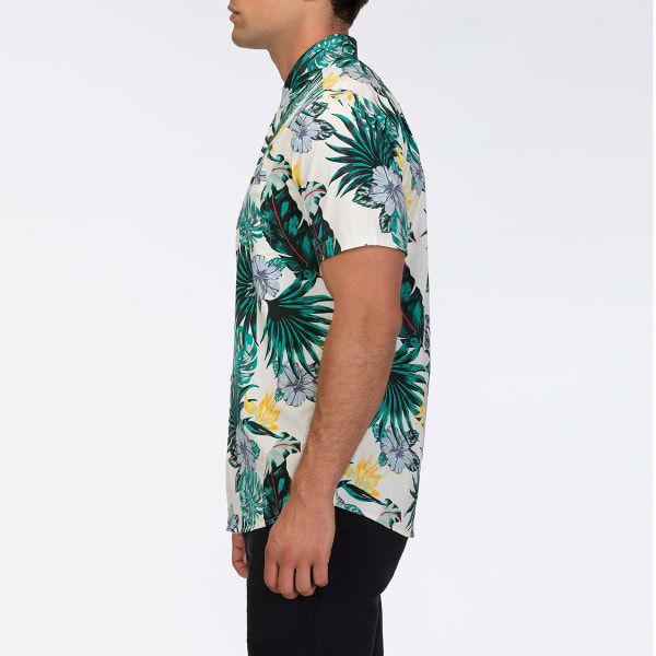 HURLEY Men's Short-Sleeve Lanai Stretch Button-Down