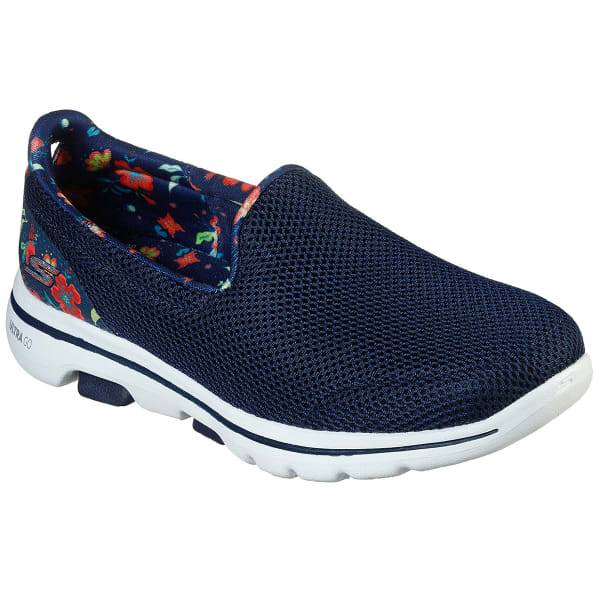 SKECHERS Women's GOwalk 5 - Flowery Slip-On Shoe