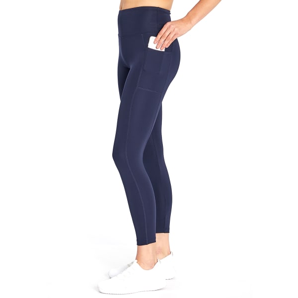 Bally Total Fitness Womens High Rise Tummy Control Capri Legging