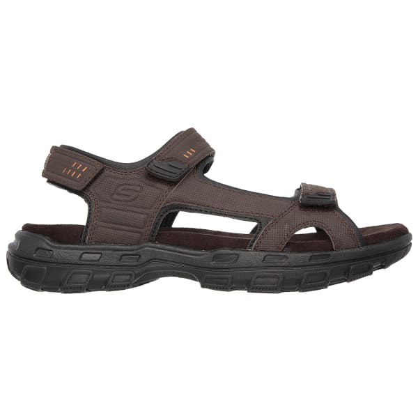 SKECHERS Men's Relaxed Fit Conner Louden Sandals, Wide