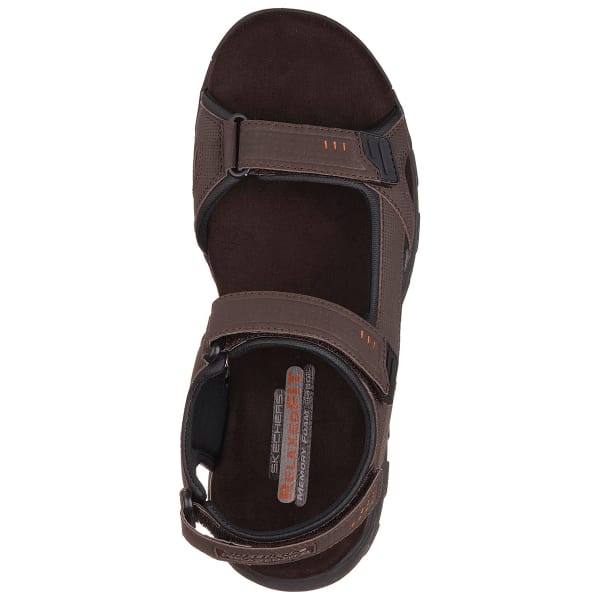 SKECHERS Men's Relaxed Fit Conner Louden Sandals, Wide