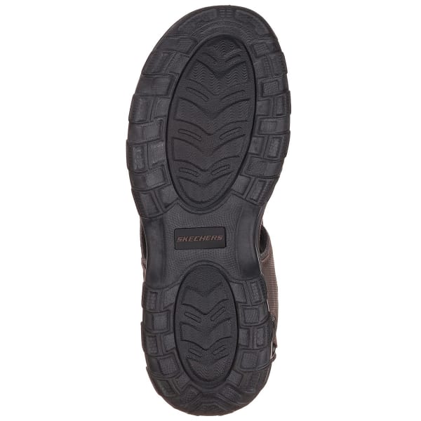 SKECHERS Men's Relaxed Fit Conner Louden Sandals, Wide