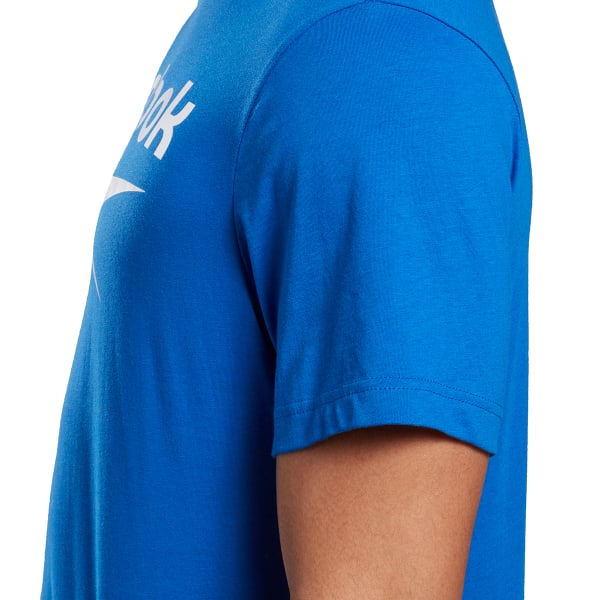 REEBOK Men's Short-Sleeve Stacked Logo Tee