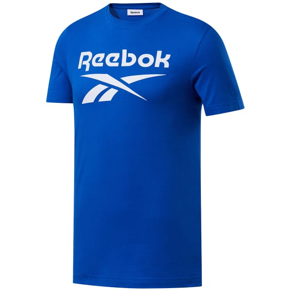 REEBOK Men's Short-Sleeve Stacked Logo Tee