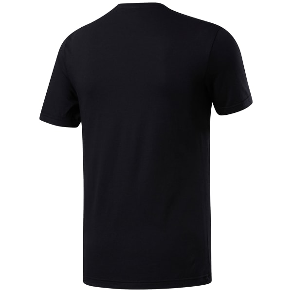 REEBOK Men's Graphic Series Stacked Logo Tee