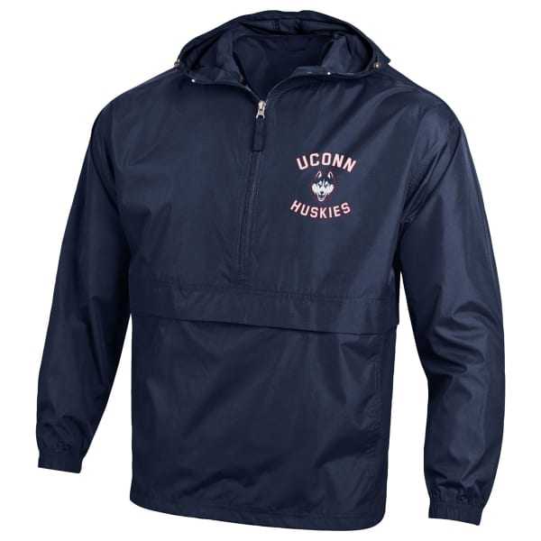 UCONN Men's 1/4-Zip Packable Jacket