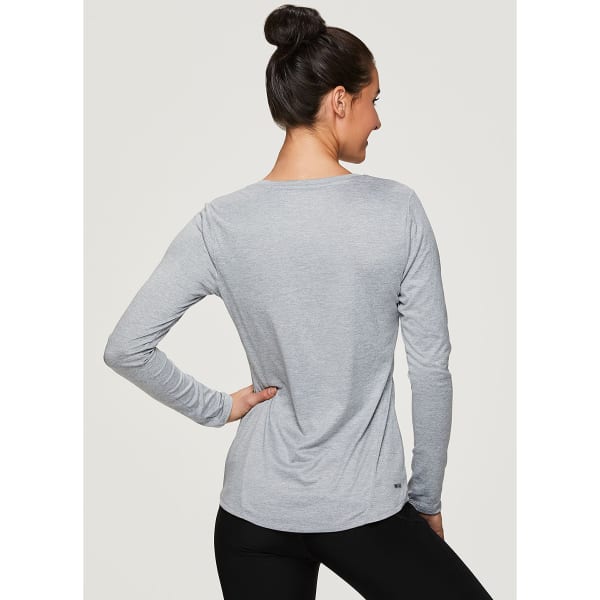 RBX Women's Stratus V-Neck Long-Sleeve Workout Tee - Bob's Stores