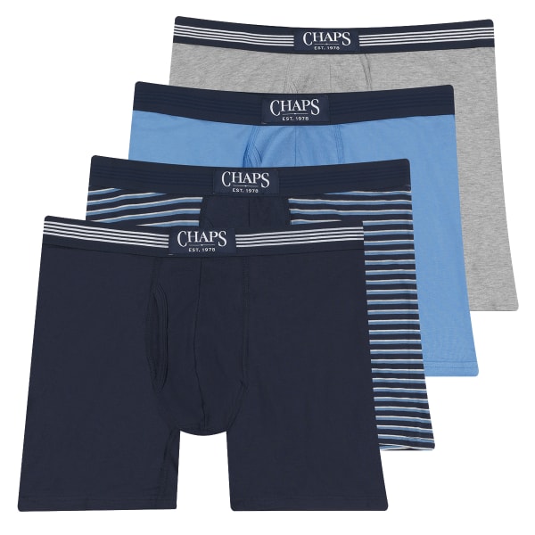 CHAPS Men's Boxer Briefs, 4-Pack - Bob’s Stores