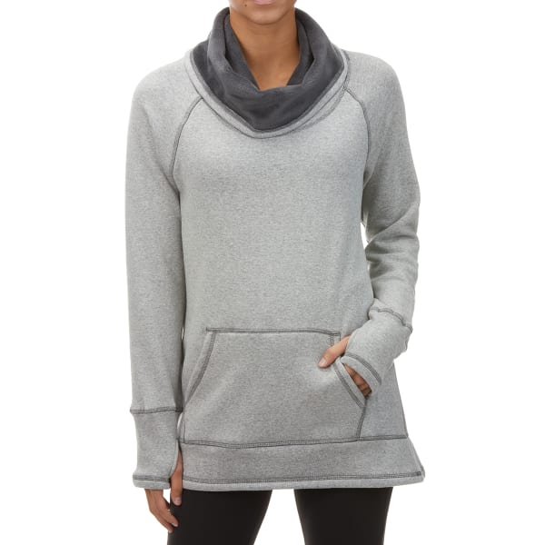RBX Women's Faux Fur Lined Cowl Neck Pullover