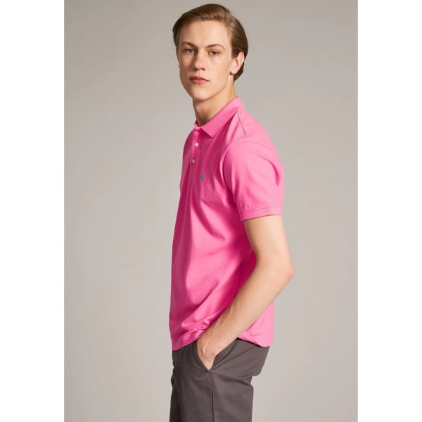 JACK WILLS Men's Bainlow Garment Dye Polo Shirt