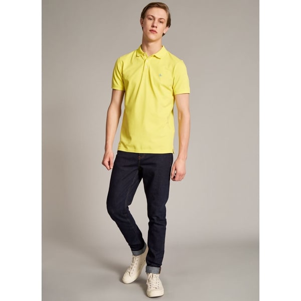 JACK WILLS Men's Bainlow Garment Dye Polo Shirt