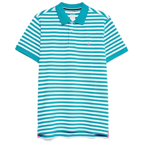 JACK WILLS Men's Milford Fine Stripe Polo