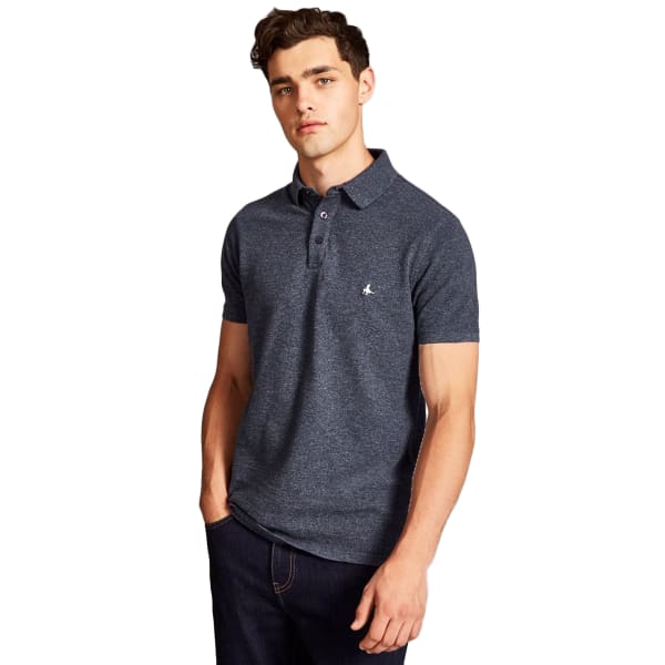 JACK WILLS Men's Morley Jaspe Pique Short-Sleeve Polo