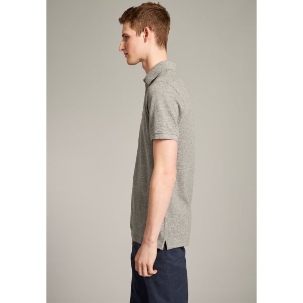 JACK WILLS Men's Morley Jaspe Pique Short-Sleeve Polo