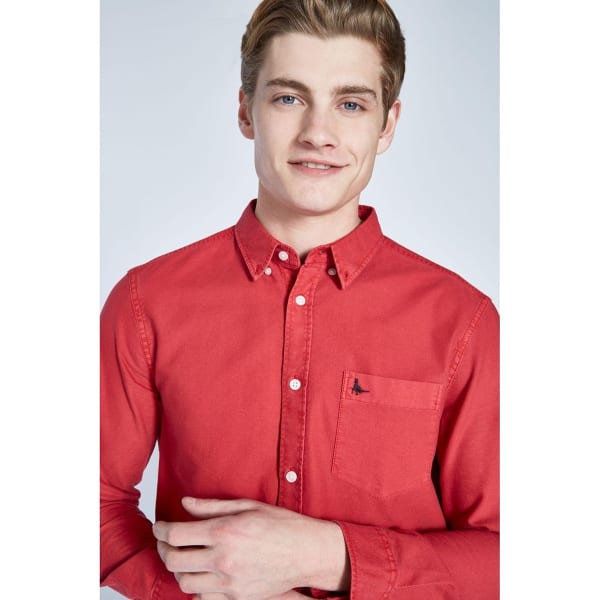 JACK WILLS Men's Atley Oxford Garment Dye Shirt