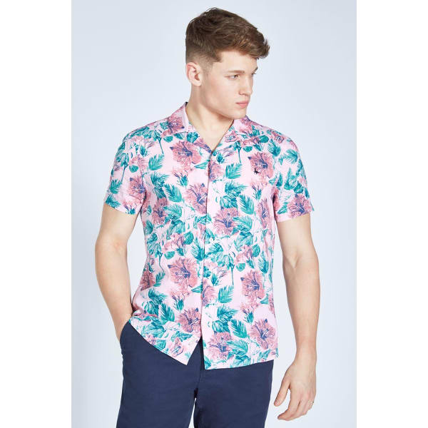 JACK WILLS Men's Meadowcroft Floral Print Shirt