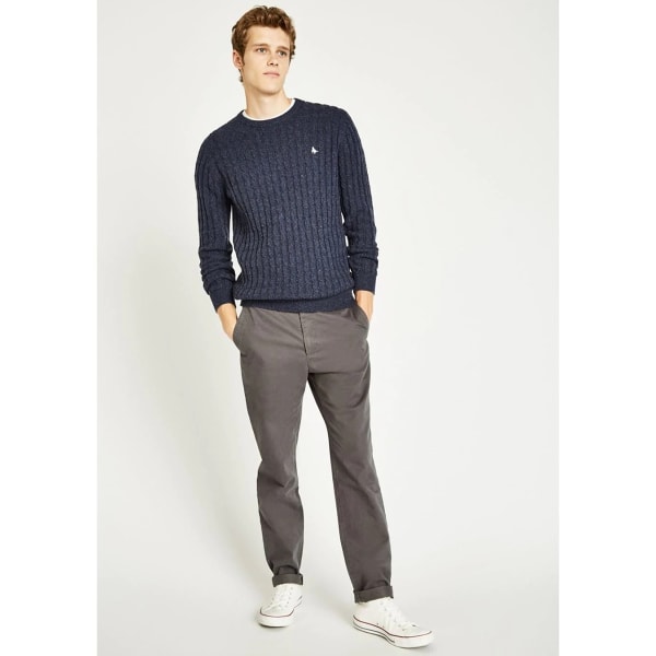 JACK WILLS Men's Marlow Cable Knit Crewneck Sweater