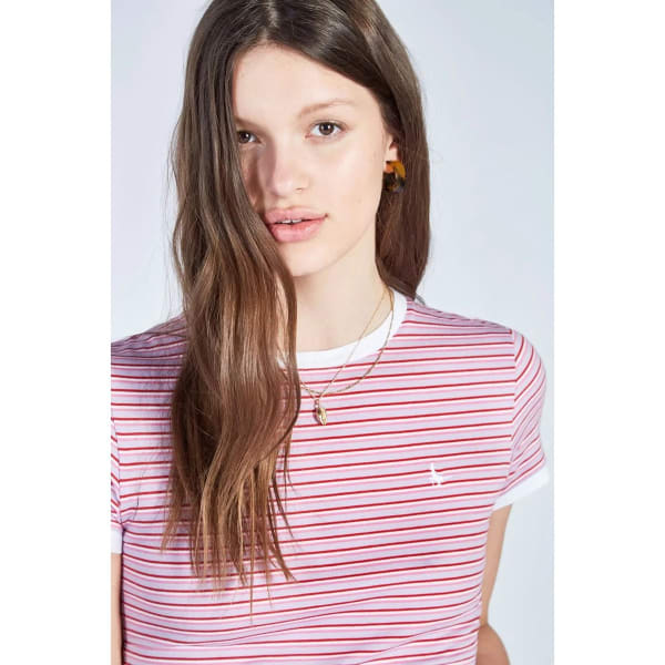 JACK WILLS Women's Matela Ringer Stripe T-Shirt