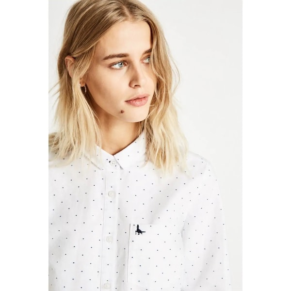 JACK WILLS Women's Homefore Dobby Classic Shirt