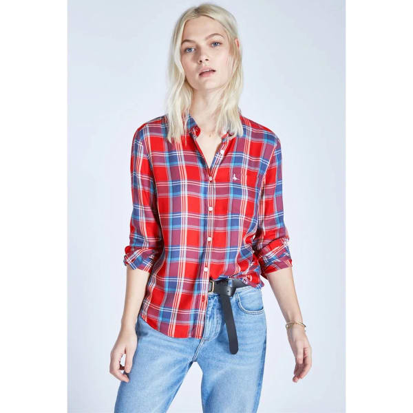 JACK WILLS Women's Tilly Drapey Checked Shirt