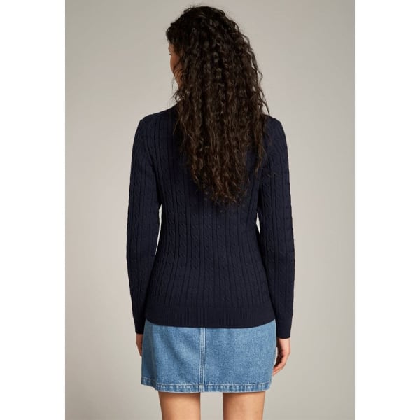 JACK WILLS Tinsbury Classic Cable Crewneck Sweater