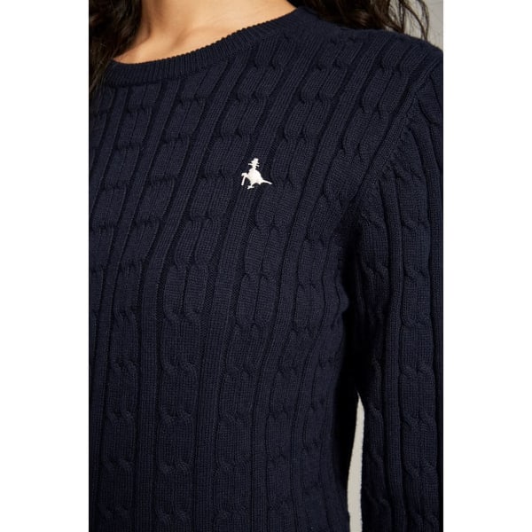 JACK WILLS Tinsbury Classic Cable Crewneck Sweater