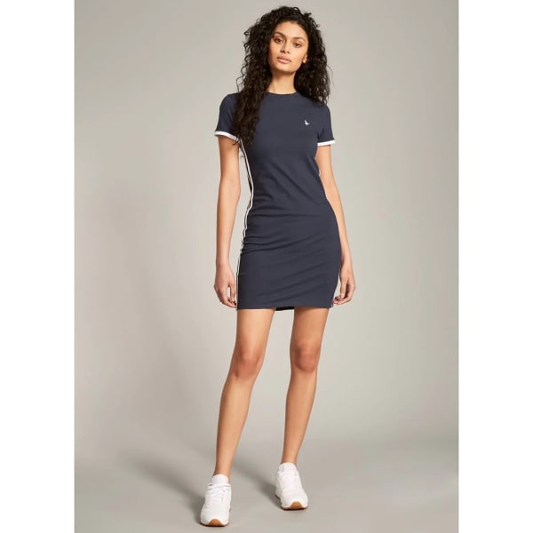 JACK WILLS Women's Goodrington Side Stripe Ringer Dress