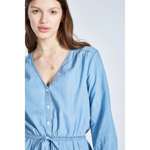 JACK WILLS Women's Raynham Button Up Playsuit