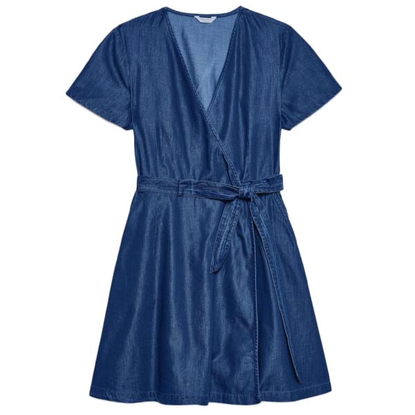 JACK WILLS Women's Winsall Chambray Wrap Dress