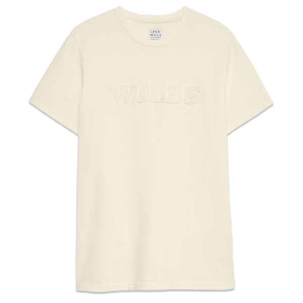 JACK WILLS Men's Short-Sleeve Wayfair Boucle T-shirt