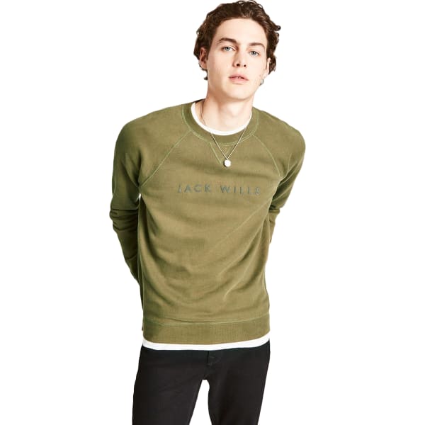 JACK WILLS Men's Wyatt Military Crew Sweatshirt