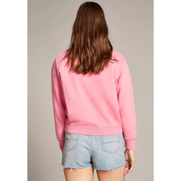 JACK WILLS Women's Wills Kempson Garment Dye Cropped Crewneck Sweatshirt