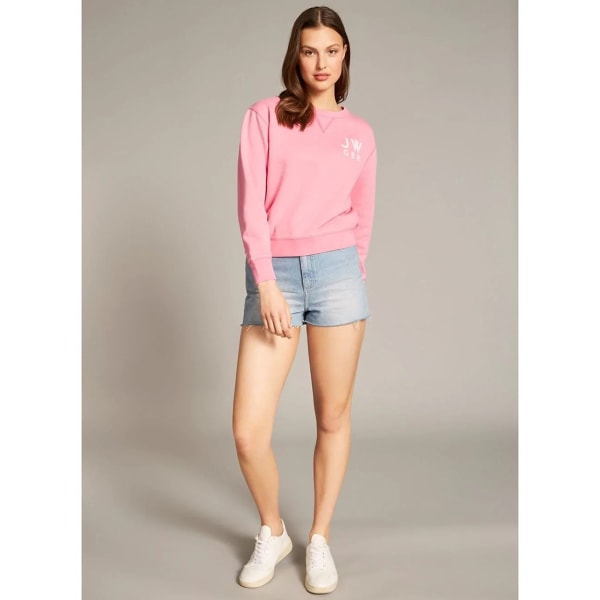 JACK WILLS Women's Wills Kempson Garment Dye Cropped Crewneck Sweatshirt